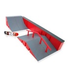 Tech deck skate ramp and mini skateboards