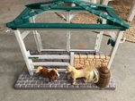 Stable with pony figures 