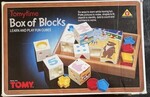Box of blocks, learn and play fun cubes