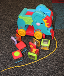Pull along elephant