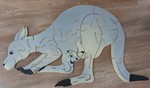 Wooden Kangaroo Floor Puzzle