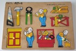 Wooden Carpenter Puzzle Farmboard