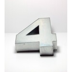 Number 4 cake tin