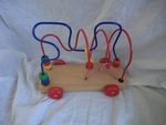 Wooden Bead Maze Pull Along