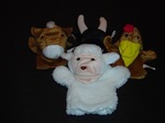 Farm hand puppets