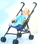 Baby doll & stroller