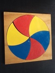Fractions of a circle puzzle