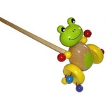 Push along frog