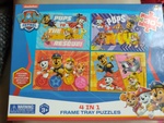 4 x 30 piece Paw Patrol puzzles 