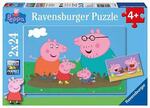 Peppa Pig puzzles 2x12
