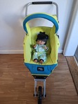 Baby doll and jogger pram