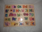 Alphabet inset puzzle