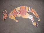 Aboriginal kangaroo