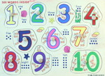 Numbers inset puzzle
