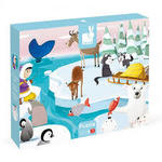 Giant tactile snow puzzle