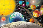 Solar system floor puzzle