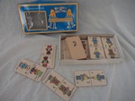Bananas in Pyjamas wooden dominoes