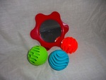 Red mirror & sensory rollers
