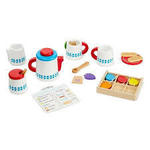Wooden tea set