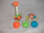 Sensory rollers, pop and slide shelly and mini spiral