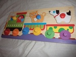 Animals on a train