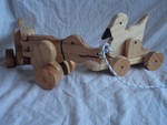 Wooden pull along toys