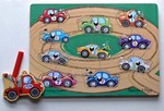 G90G: Magnetic Wooden Tow Truck Game
