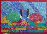 Aboriginal Print - Emus
