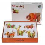 EQB Zoo & Car Playset