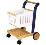 Wooden shopping trolley