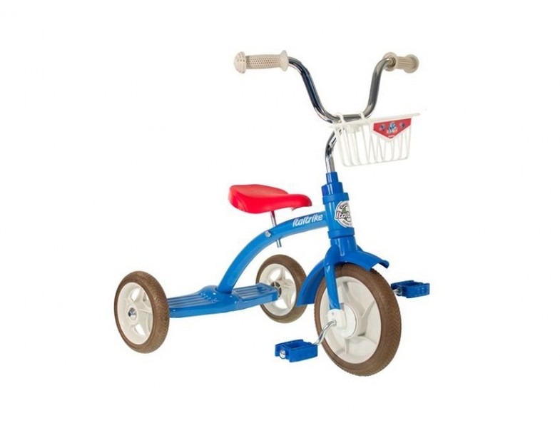R024: 10" Tricycle - Blue with Red Seat
