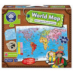World map puzzle