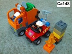 Duplo garbage & fire truck