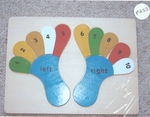 Foot Number Puzzle