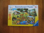 Animals puzzle 3x49