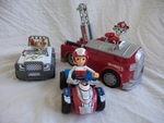 Paw Patrol - Marshall, Ryder & Rocky with vehicles