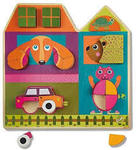 P265: Wooden house puzzle with animals