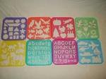 Tupperware stencil set