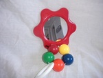 Baby mirror and rattle balls