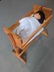 Baby in a cradle