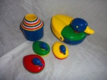 Duck Family & Building beakers