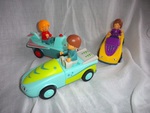 Zoe Zoomy, Freddy Fluxy & Paula Pretty click and play vehicles