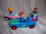 Mio Mounty, Betty Blinky & Jim Jumpy click and play vehicles