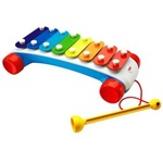 Xylophone with striker attached