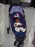Baby doll & jogger stroller
