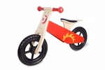 Red balance bike