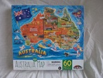 Australia map floor puzzle