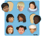 Faces of the world puzzle