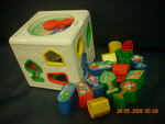 Shelcore Shape Sorter Clock Cube