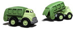 Green Recycling Trucks